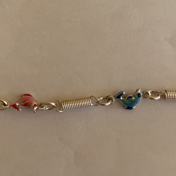Silver Children’s Bracelet with dolphins - Picture 3 of 4